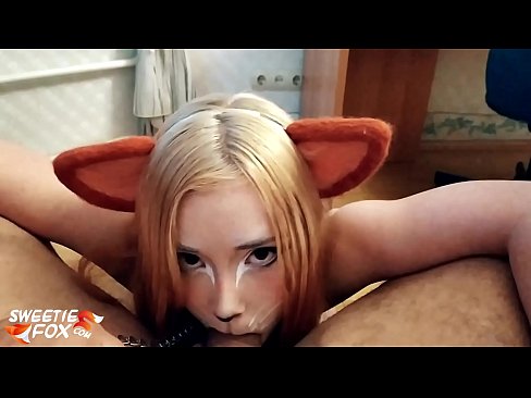 ❤️ Kitsune schluckt Schwanz und Sperma in ihrem Mund ❤️❌ Quality sex bei uns ❌️❤